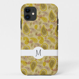 Vintage Paisley Druck Goldbraun Case-Mate iPhone Hülle
