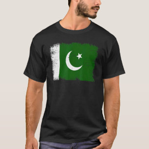 Vintage-Pakistan-Flag Pakistan Unabhängigkeitstag T-Shirt