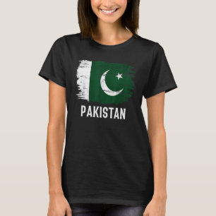 Vintage pakistanische Flagge für PAKISTANI T-Shirt