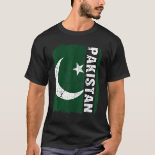 Vintage pakistanische Flagge Pakistan Prix Roots H T-Shirt