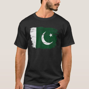 Vintage pakistanische Flagge T-Shirt