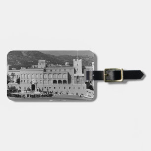 Vintage Palastplatz Monaco Fürstentum Gepäckanhänger