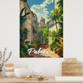 Vintage Palermo Poster (Küche)