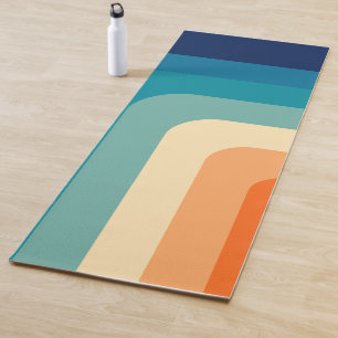 Vintage Palette des 70ers Yogamatte