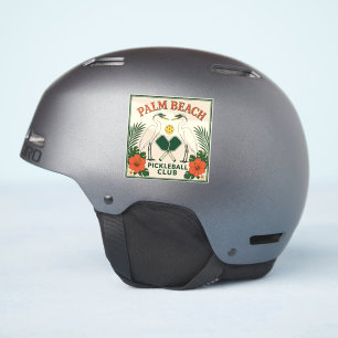 Vintage Palm Beach Pickleball Club Retro Aufkleber