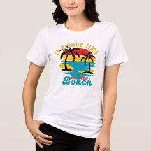 Vintage Palm Beach Sommer-Meeres-Abenteuer-Leinwan
