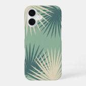 Vintage Palm Leaves iPhone 16 Hülle (Rückseite)