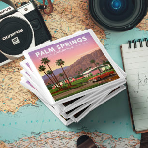 Vintage Palm Springs Kalifornien Magnet