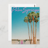Vintage Palm Springs Postkarte (Vorne/Hinten)
