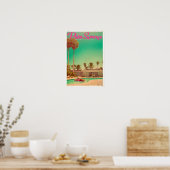 Vintage Palm Springs Reiseplakat Poster (Küche)