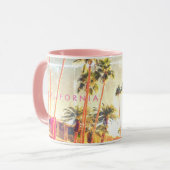Vintage Palm Springs-Tasse Tasse (Vorderseite Links)
