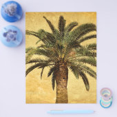 Vintage Palm Tree - angepasste tropische Vorlage Flyer (Einzeln)
