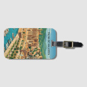 Vintage Palma de Mallorca City View Travel Gepäckanhänger (Vorderseite (Horizontal))