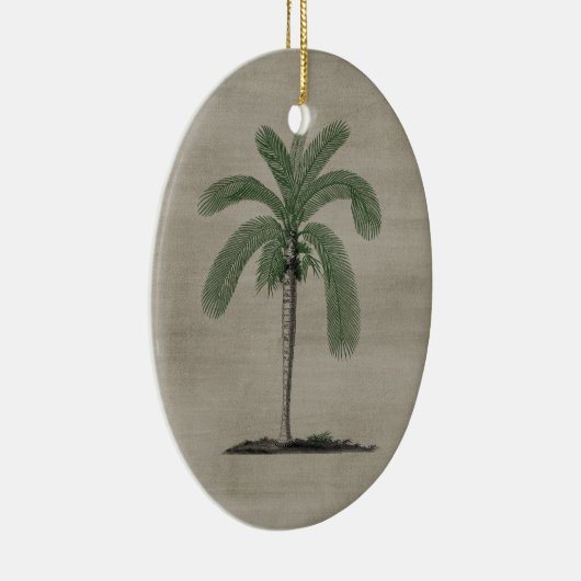 Vintage Palme Keramikornament (Rechts)