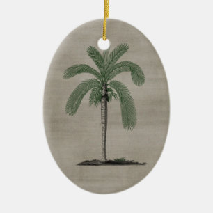 Vintage Palme Keramikornament