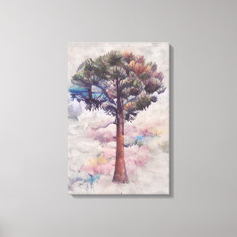 Vintage Palme Leinwanddruck