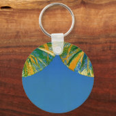 Vintage Palmen Cote d'Azur Schlüsselanhänger (Vorderseite)