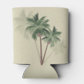 Vintage Palmen Dosenkühler (Rückseite)