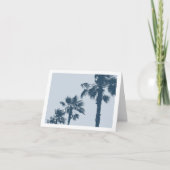 Vintage Palmen Karte (Vorderseite)