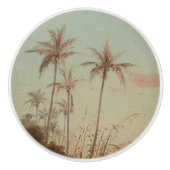 Vintage Palmen Keramikknauf (Vorderseite)