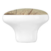 Vintage Palmen Keramikknauf (Seitenansicht)