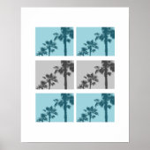 Vintage Palmen Poster (Vorne)