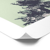 Vintage Palmen Poster (Ecke)