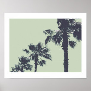 Vintage Palmen Poster
