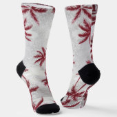 Vintage Palmen Socken (Gewinkelt)