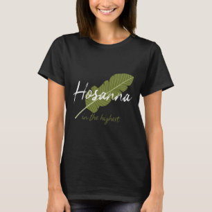 Vintage Palmsonntag Hosanna in der Höhe Christi T-Shirt
