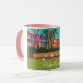 Vintage Palmsprings-Tasse Tasse (Vorderseite Links)