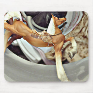 Vintage Palomino Pferd Digitale Kunst Mousepad