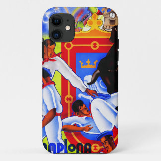 Vintage Pamplona-Plakat iphone Abdeckungen Case-Mate iPhone Hülle