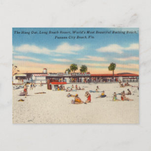 Vintage Panama City Beach, Florida Postkarte
