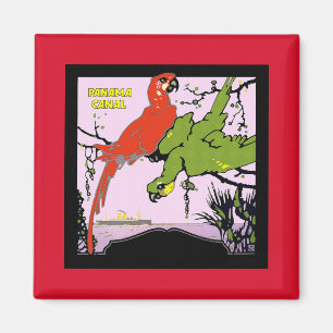 Vintage Panama-Kanal Magnet