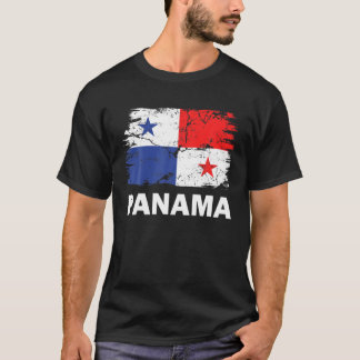 Vintage Panama Panama-Fahne Stolz Unterstützung Pa T-Shirt