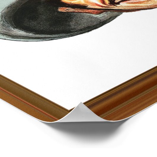 Vintage Pancho Villa Poster (Ecke)