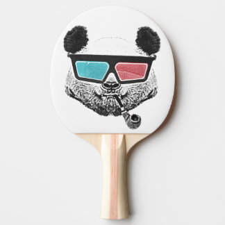 Vintage Panda 3-D-Brille Tischtennis Schläger