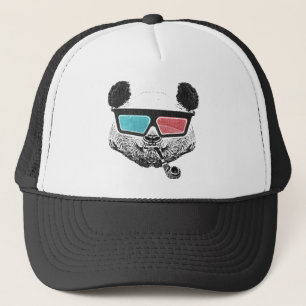 Vintage Panda 3-D-Brille Truckerkappe