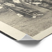 Vintage Panoramafoto aus Ureinwohner Amerikas Poster (Ecke)