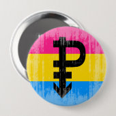 Vintage Pansexual-Flagge Button (Vorne & Hinten)