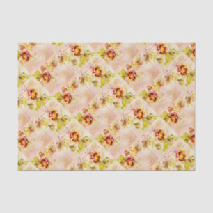 Vintage Pansy-Blume für Frauen Seidenpapier