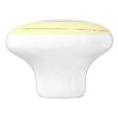 Vintage Pansy-Schublade Keramikknauf (Seitenansicht)