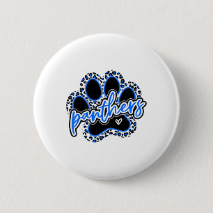 Vintage Panthers Schul-Sport-Name Geist Zurück Button