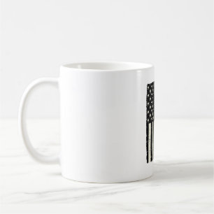 Vintage Papa American Flag Shirt Design_1 Kaffeetasse