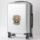 Vintage Papa Biker Skull Legend Aufkleber (Koffer)