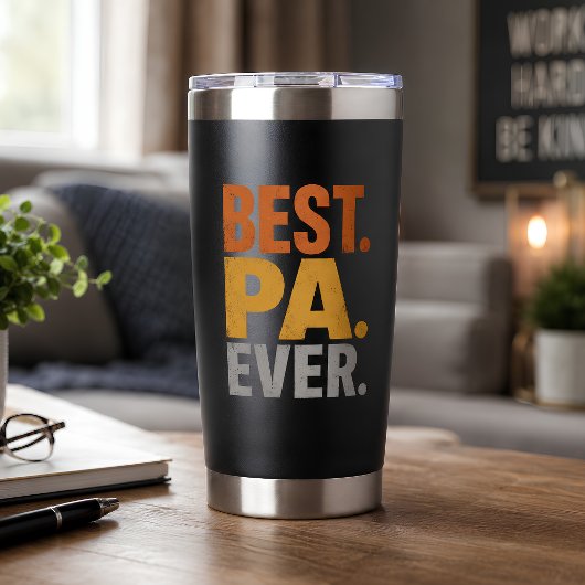 Vintage Papa Ever Thermobecher