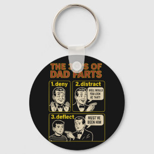 Vintage Papa Furz Lustig Vatertag Furz Humor G Schlüsselanhänger