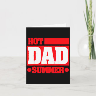 Vintage Papa heißer Papa Sommer ich liebe heiße Pa Karte