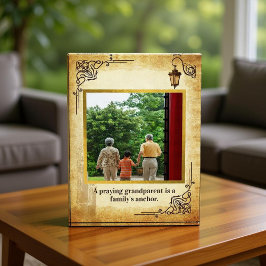 Vintage Paper Design w/ Quote Custom Photo Block 